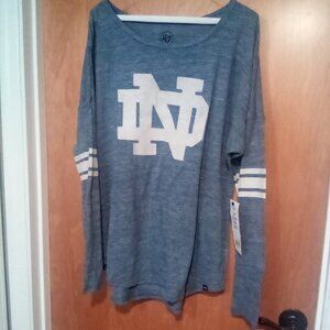 47 Notre Dame LS T-shirt NWT